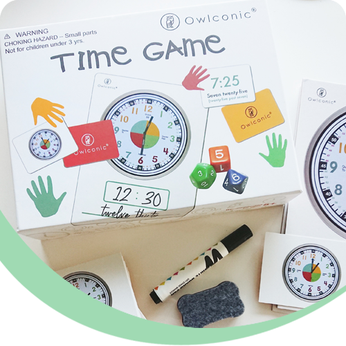 A complete 128 pc set of tools to help children develop a deeper understanding of time through play! A complete 128 pc set of tools to help children develop a deeper understanding of time through play!