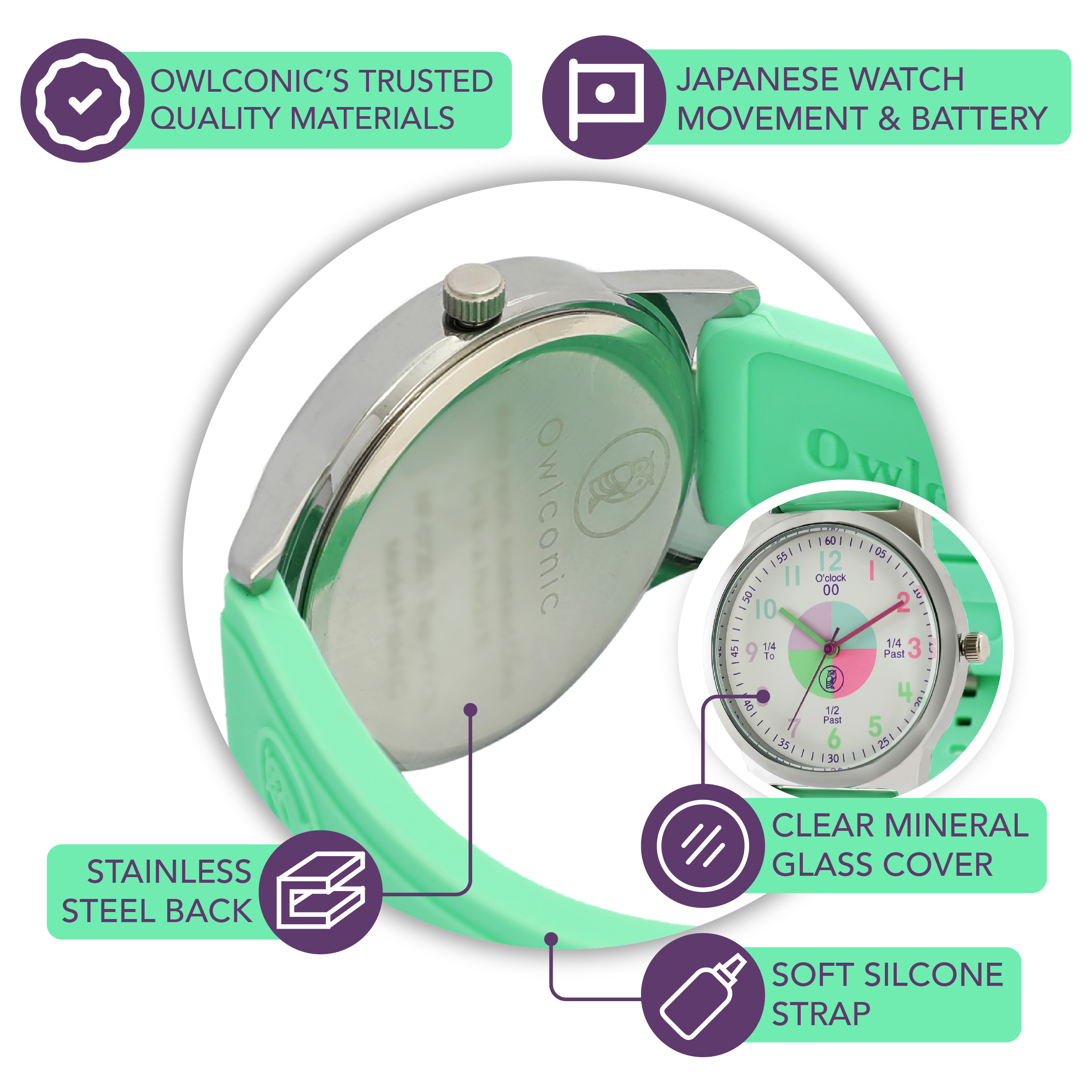 Japanese watch movement and battery