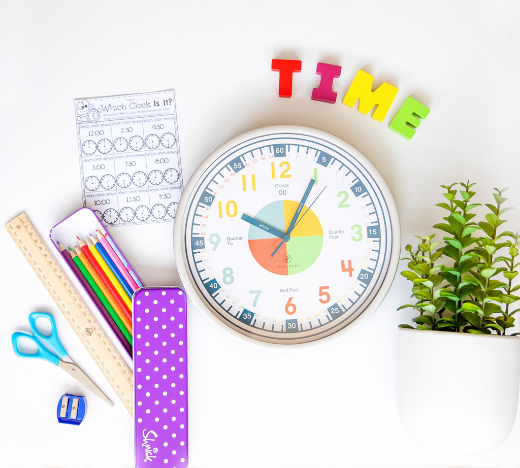 Kids wall clock